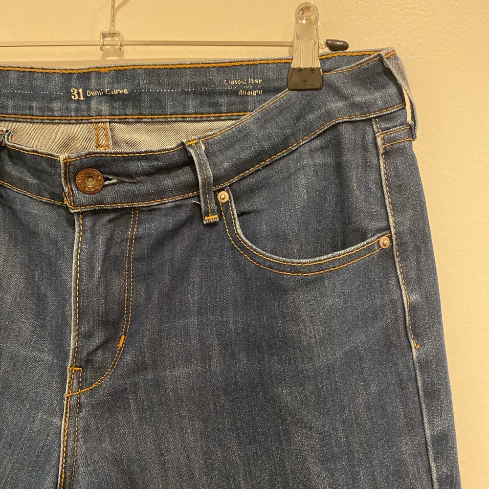 Levi denim jeans size 31 (best fit women’s 12-14) - Picture 2 of 5